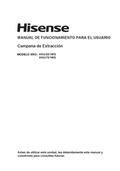 Hisense HHU501WS Manual De Funcionamiento Para El Usuario