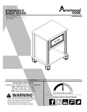 Ameriwood HOME 8760341BLO Manual De Instrucciones