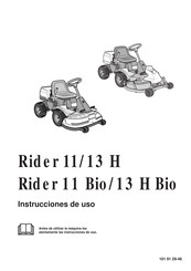 Husqvarna Rider 13 H Instrucciones De Uso