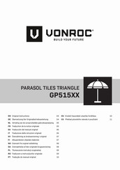 VONROC GP515 Serie Traducción Del Manual Original
