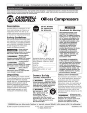 Campbell Hausfeld HU3501 Manual De Instrucciones