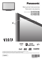 Panasonic VIERA TX-P50X10E Manual De Instrucciones