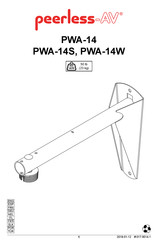 peerless-AV PWA-14W Manual De Instrucciones