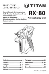 Titan RX-80 Instrucciones De Uso