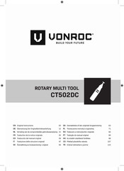 VONROC CT502DC Traducción Del Manual Original