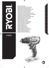 Ryobi R18DD5 Traducción De Las Instrucciones Originales