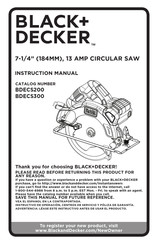 Black and Decker BDECS200C-CA Manual De Instrucciones