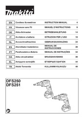 Makita DFS250 Manual De Instrucciones