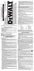 DeWalt DCF610 Manual De Instrucciones