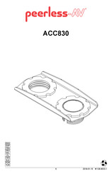 peerless-AV ACC830 Manual De Instrucciones