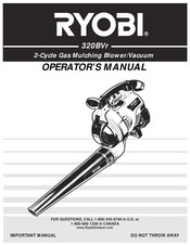 Ryobi 320BVr Manual Del Operador