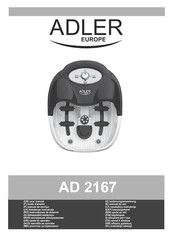 Adler europe AD 2167 Manual De Uso