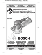 Bosch ROS65VC Instrucciones De Funcionamiento Y Seguridad