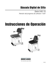 Rice Lake Weighing Systems 540-10 Serie Instrucciones De Operación