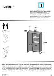 BUT HUDR421R Instrucciones De Montaje