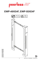 peerless-AV EWP-55XE4F Manual De Instrucciones