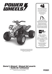 Fisher-Price POWER WHEELS FCD21 Manual Del Usuario