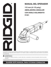 RIDGID R1001 Manual Del Operador