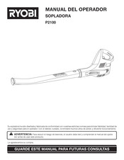 Ryobi P2100 Manual Del Operador