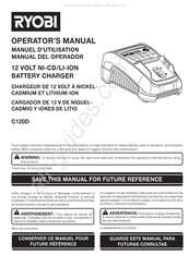 Ryobi C120D Manual Del Operador