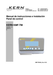 KERN KMF-TM Manual De Instrucciones E Instalación