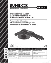 Sunex HD SX7870 Información De Seguridad Del Producto