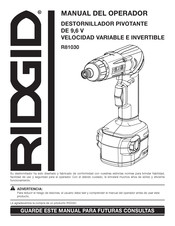 RIDGID R81030 Manual Del Operador