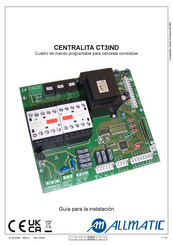 Allmatic CENTRALINA CT3IND Guía Para La Instalación