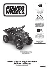 Fisher-Price Power Wheels CLM86 Manual Del Usuario