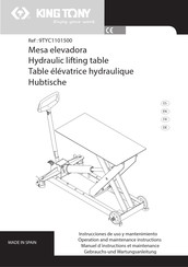 King Tony 9TYC1101500 Instrucciones De Uso Y Mantenimiento