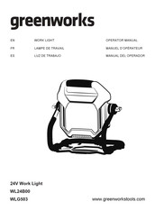 GreenWorks WLG503 Manual Del Operador