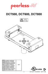 peerless-AV DCT500 Manual De Instrucciones