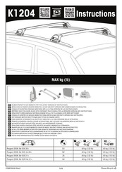 Yakima K1204 Manual De Instrucciones