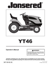 Jonsered YT46 Manual De Instrucciones