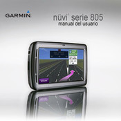 Garmin nuvi 805 Serie Manual Del Usuario