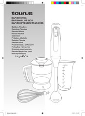 Taurus BAPI 900 PREMIUM PLUS INOX Manual De Instrucciones