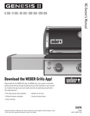 Weber GENESIS II SE-315 Manual Del Usuario