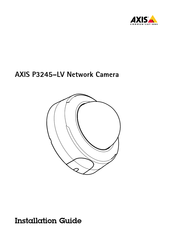 Axis Communications P3245 LV Manual De Instrucciones