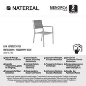Naterial MENORCA ALU Manual De Instrucciones
