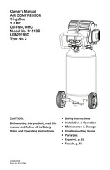 Black Diamond C151BD Manual Del Propietário