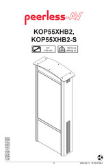 peerless-AV KOP55XHB2 Manual De Instrucciones