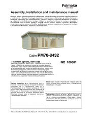 Lemeks Palmako PM70-8432 Instrucciones De Montaje, Instalación Y Mantenimiento