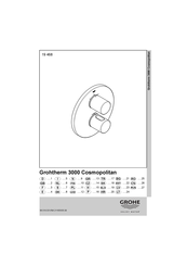 Grohe Grohtherm 3000 Cosmopolitan 34 276 Manual De Instrucciones