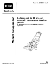 Toro 22179TE Manual Del Operador