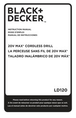 Black and Decker LD120 Manual De Instrucciones