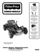 Fisher-Price POWER WHEELS Y5014 Manual Del Usuario