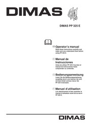 Dimas PP 325 E Manual De Instrucciones