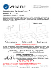 Whalen Jaxon 3-en-1 XL-27EL Instrucciones De Montaje