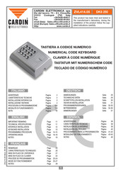 Cardin Elettronica DKS 250 Manual De Instrucciones