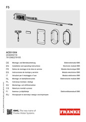 Franke 2030059118 Instrucciones De Montaje Y Servicio